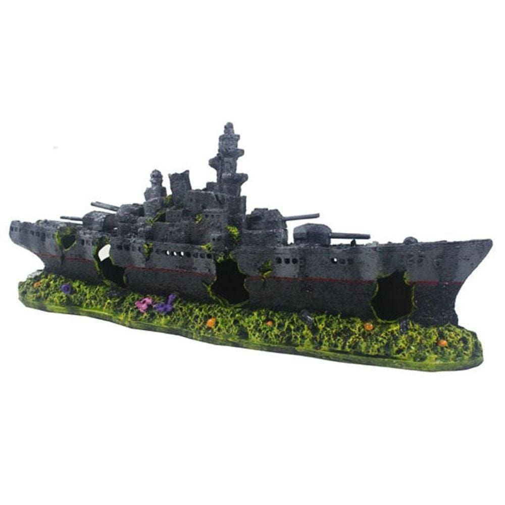 Enfeite Para Aquário - Fragata Pequena 325