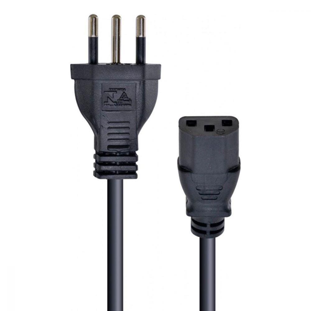 Cabo De Força Tripolar Para Fonte 3x0,50 Mm 250v 10a 2 Metros - Pc / 10