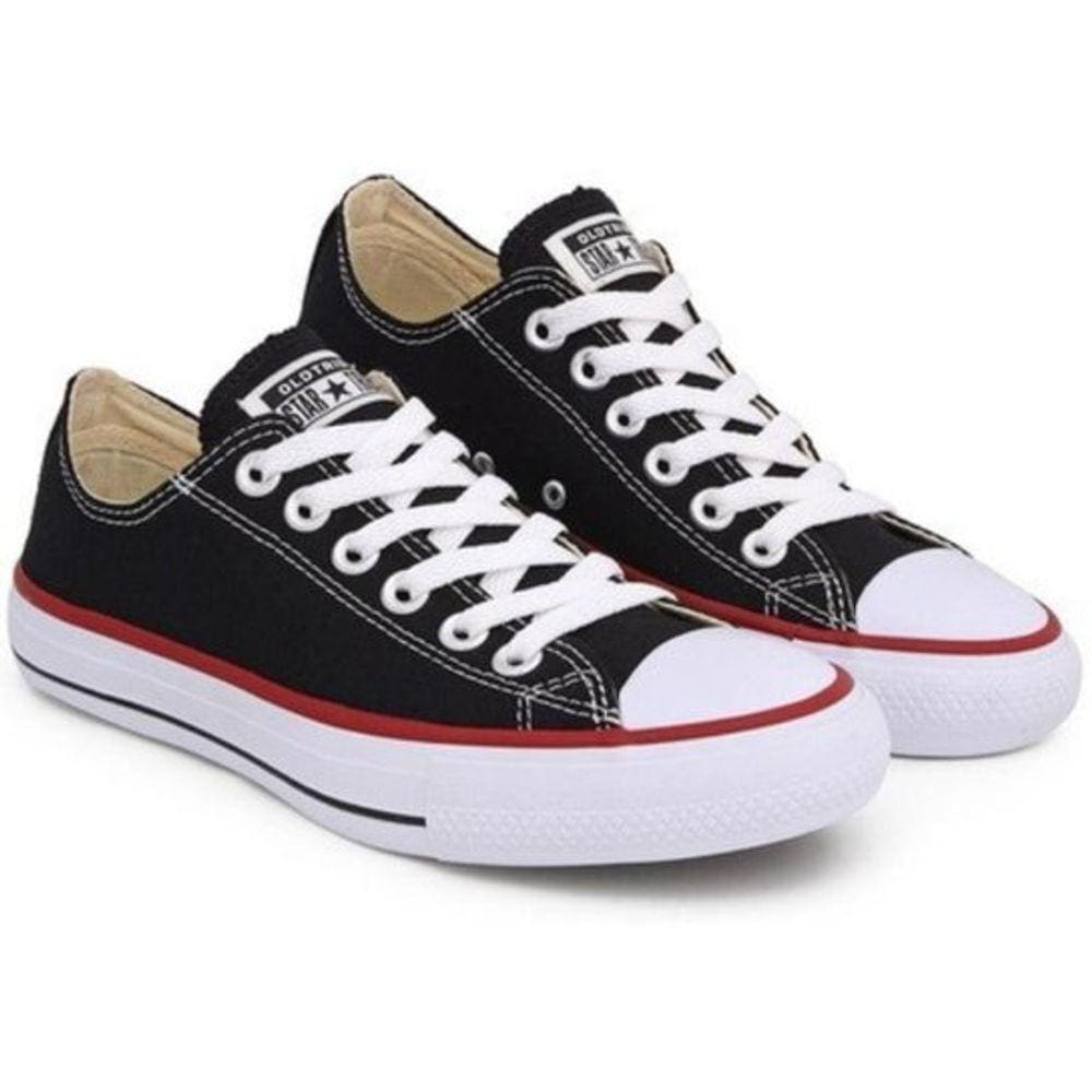 Tênis All Star Converse Cano Baixo Preto Original Ct0446