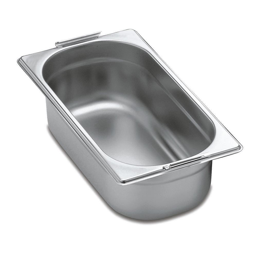 Cuba Gn Aço Inox 1/3 100 Mm Com Alça Gourmet Mix