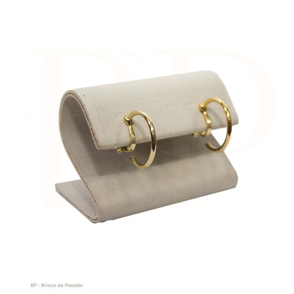 Bp Brinco De Pressao Argola De 1,50 Cm Metal Banhado Dourado