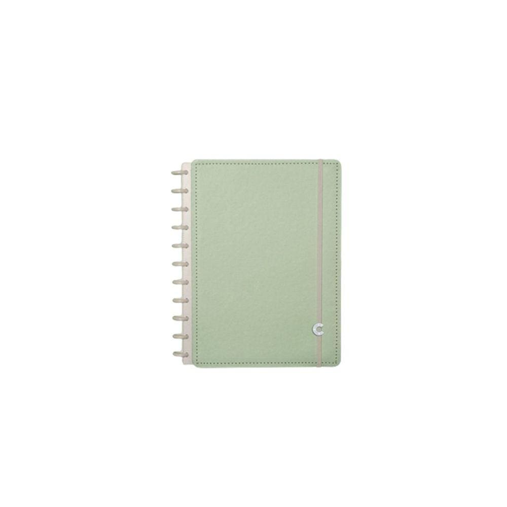 Caderno Inteligente Verde Pastel Tamanho A5 80 Folhas