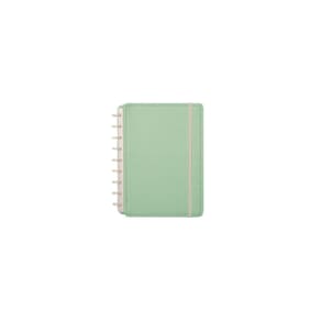 Caderno Inteligente Verde Pastel Tamanho Médio 80 Folhas