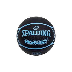 Bola de Basquete Spalding Highlight Tam 7 Preta e Dourada 