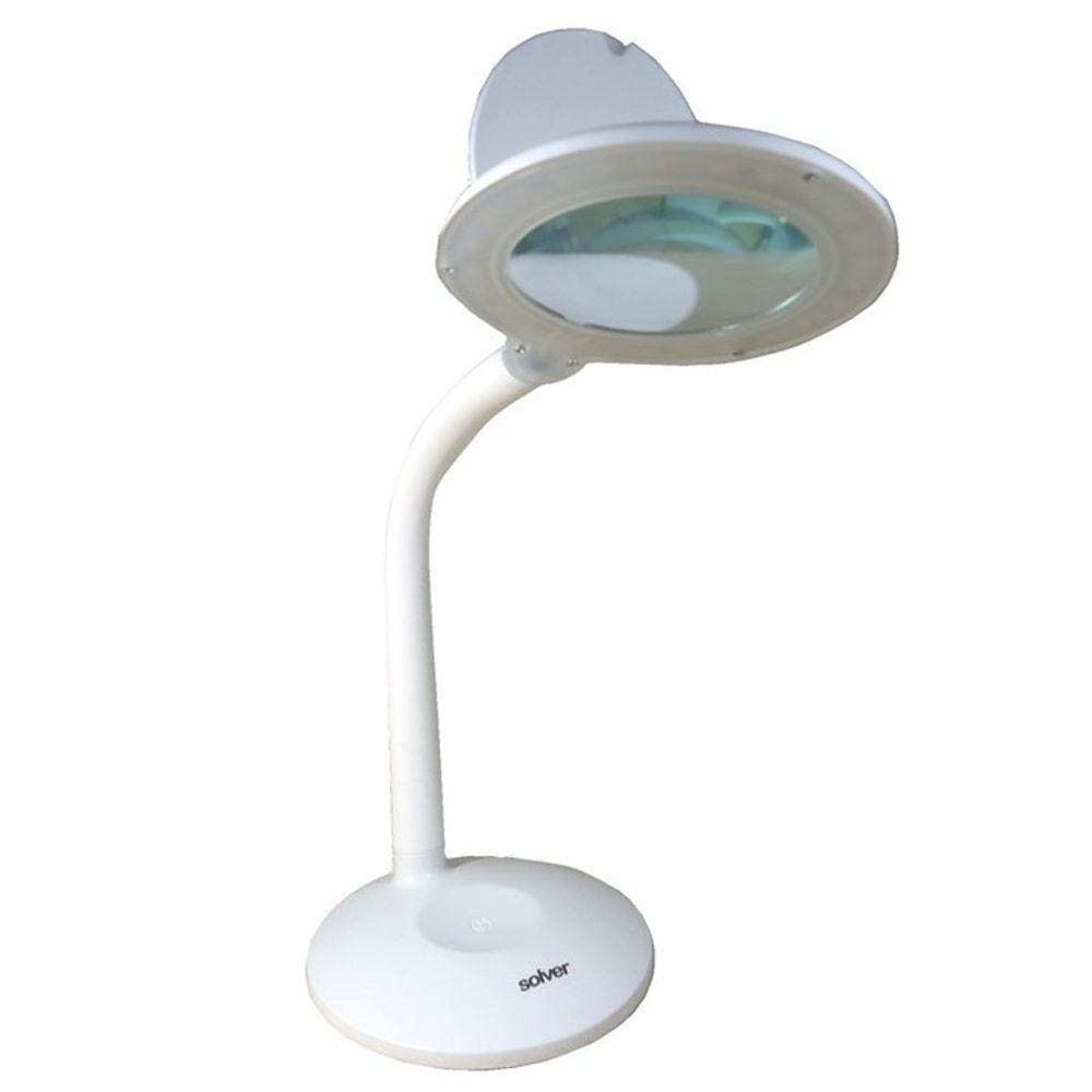 Lupa Luminária de Mesa Led 5D Touch Bivolt Solver HL-210