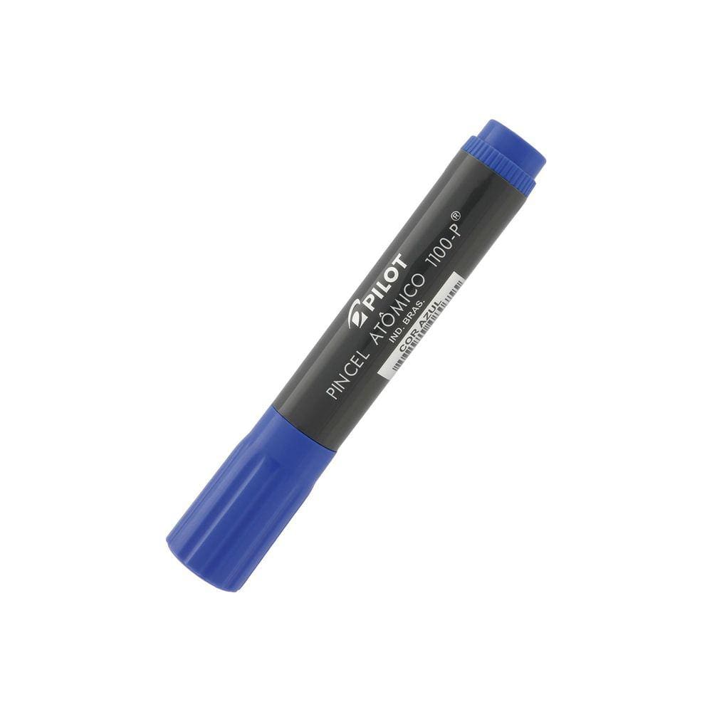 Marcador Pincel Atômico Pilot Ponta Média Azul
