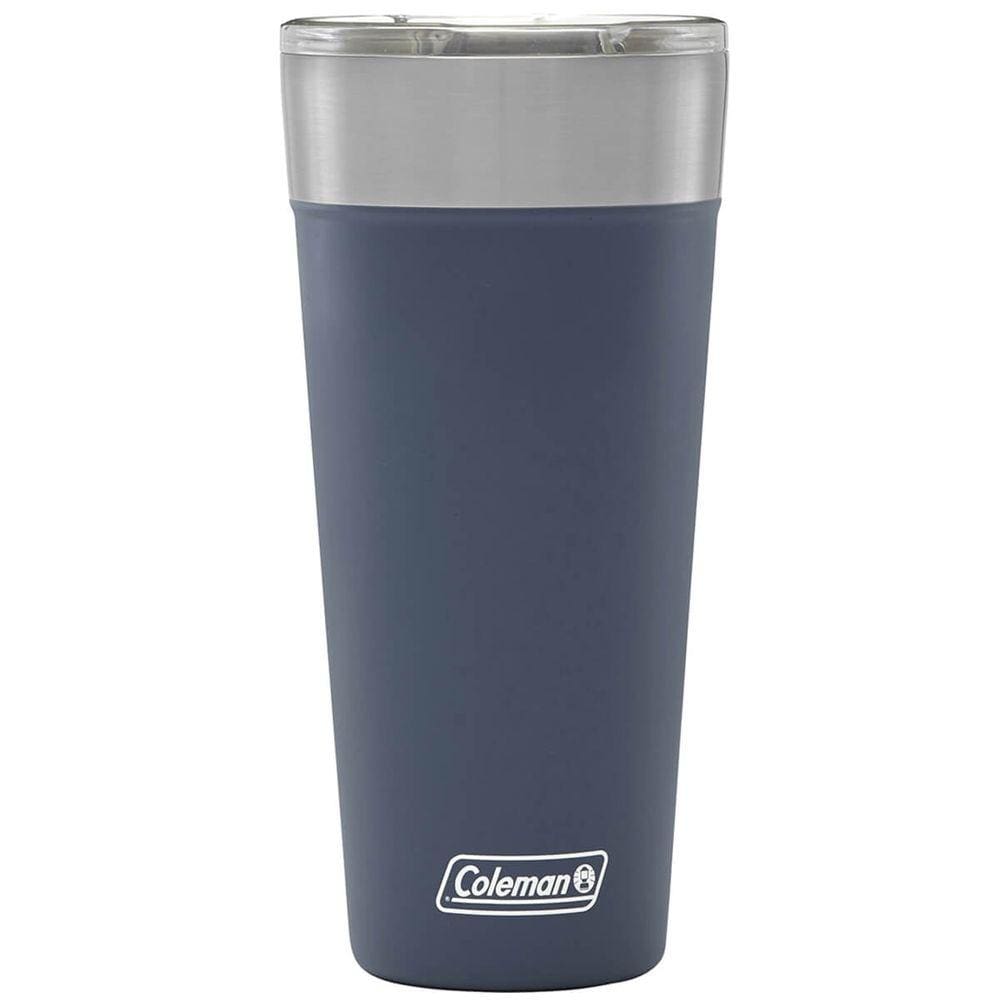 Copo Térmico de Cerveja com Tampa 600ml Aço Inox Copo Coleman Azul com Abridor