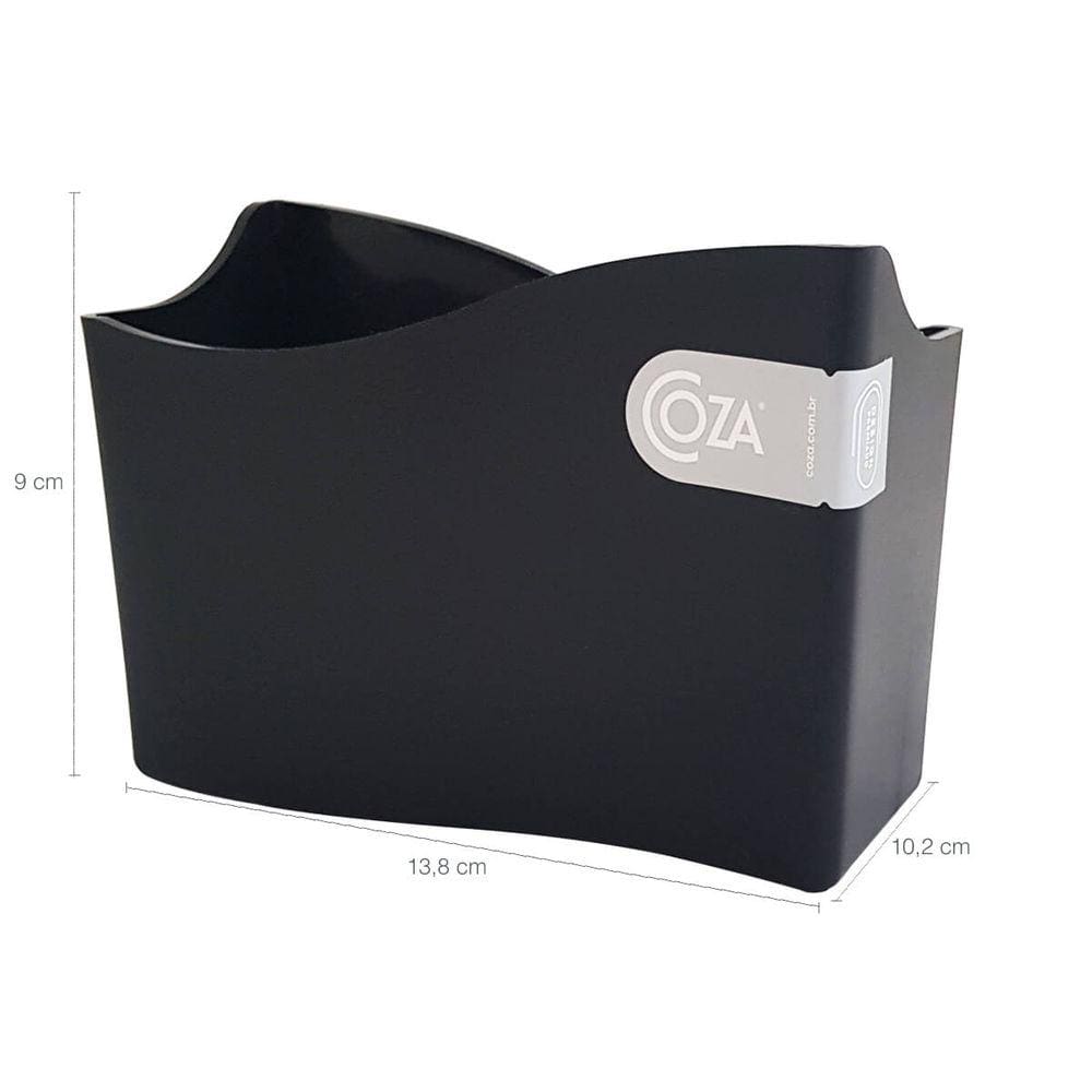 Porta-Guardanapo Para Mesa Suporte Organizador Guardanapo Brinox Preto