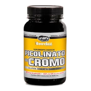 Picolinato de Cromo - 120 cápsulas - Unilife
