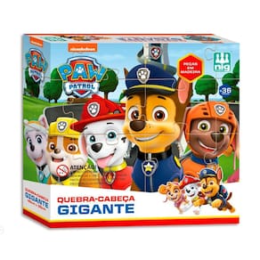 Quebra-Cabeça Patrulha Canina Gigante 16 Pçs- Nig Brinquedos