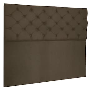 Cabeceira Capitonê Solteiro 0,90m Jade Suede Marrom