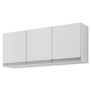 Armário Aéreo De Cozinha 3 Portas 120Cm Andréia Branco - Ajl Móveis