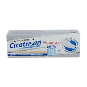 Curativo Cicatrisan Microporoso com 10 Unidades