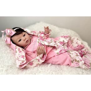 Bebe Reborn Boneca Princesa Kilyn Silicone Toma Banho