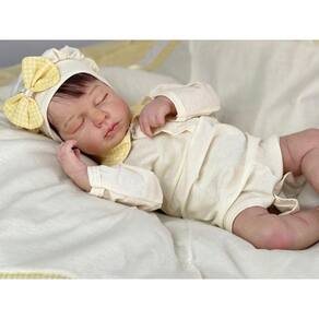 Bebê Reborn Menina Dormindo Real, Feito A Mão