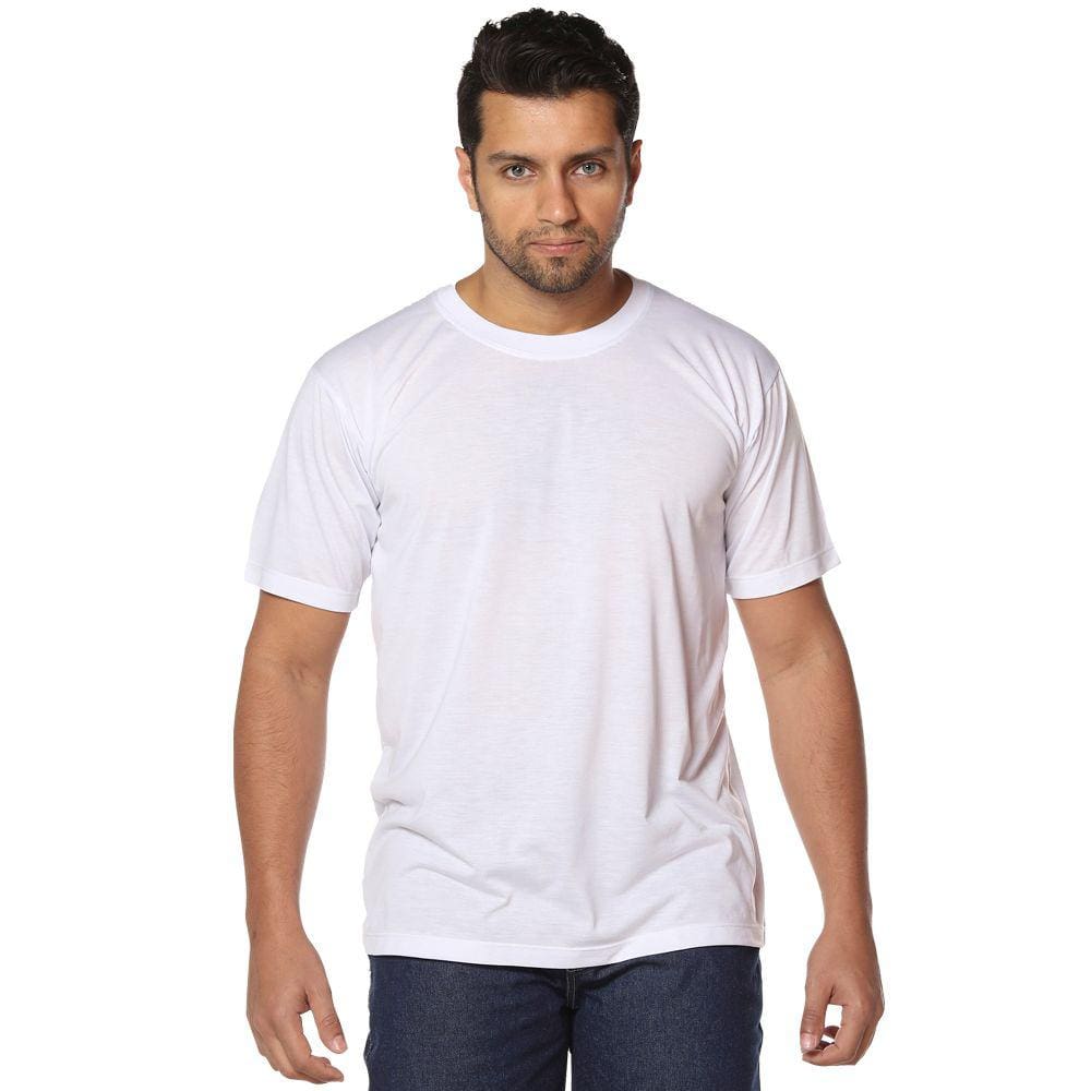 Camiseta básica em algodão