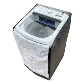 Capa Maquina de Lavar Electrolux LED 13kg e 14kg Ziper Grafite