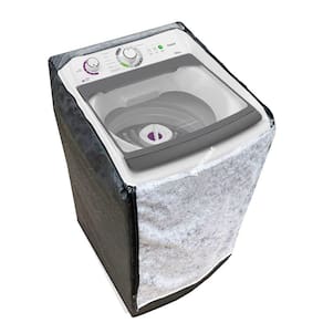 Capa Para Maquina De Lavar Panasonic 12 Kg 14 Kg 16 Kg Abertura em Ziper Grafite