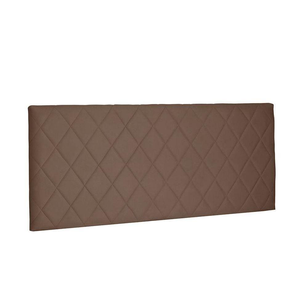 Cabeceira Painel Dubai Casal 140cm Suede Caramelo