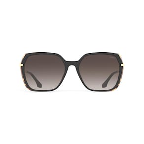 Óculos Solar Colcci Stela C0167agt34 Preto Demi Bege Brilho Lente Marrom Degrade