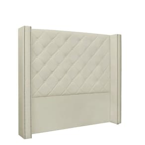 Cabeceira Vicenza Cama Box Queen 160 Cm Corino Bege