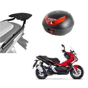 Kit Bau Givi E350N + Suporte Scam Spto537 P Honda Adv 150