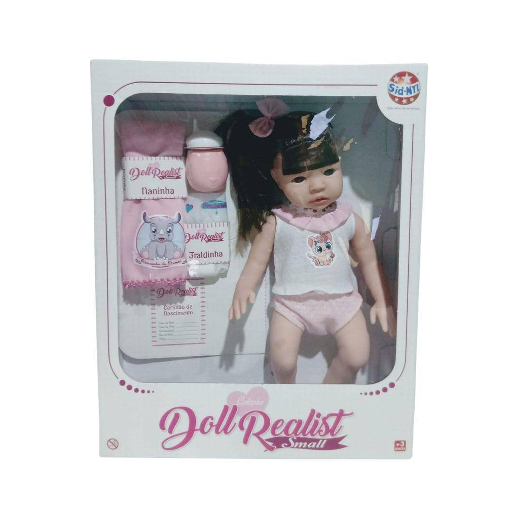 Boneca Realista Tipo Bebe Reborn Yasmin 1172 - Sid Nyl - Bonecas - Magazine  Luiza