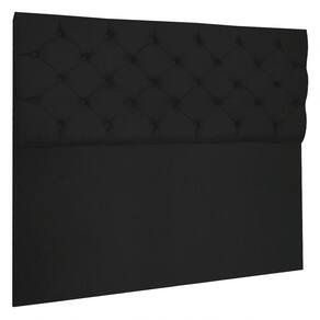 Cabeceira Capitonê Queen 1,60m Jade Suede Cor Preto