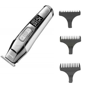 Maquina Acabamento De Cabelo Barba S/Fio Kemei Km-5027