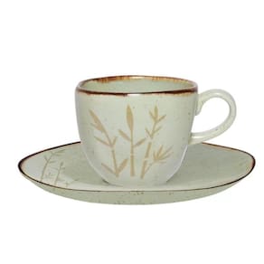 Xicara De Chá 220Ml Com Pires - Bambu - Oxford