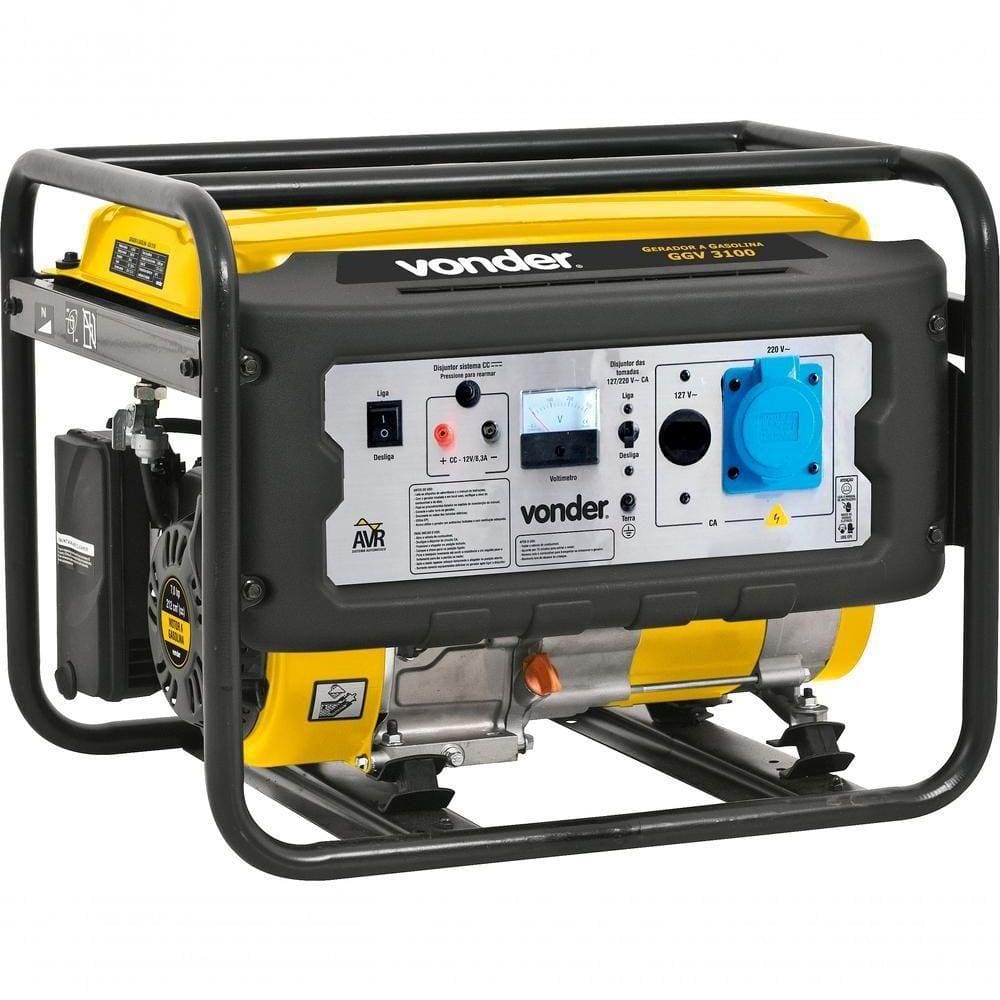 Gerador à Gasolina 7hp 127/220 Volts 4 Tempos Partida Manual