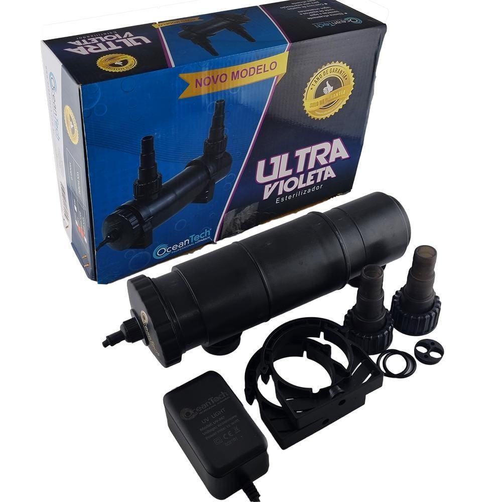 Filtro Uv Esterilizador Ocean Tech 110/220 13w Aquário Lago