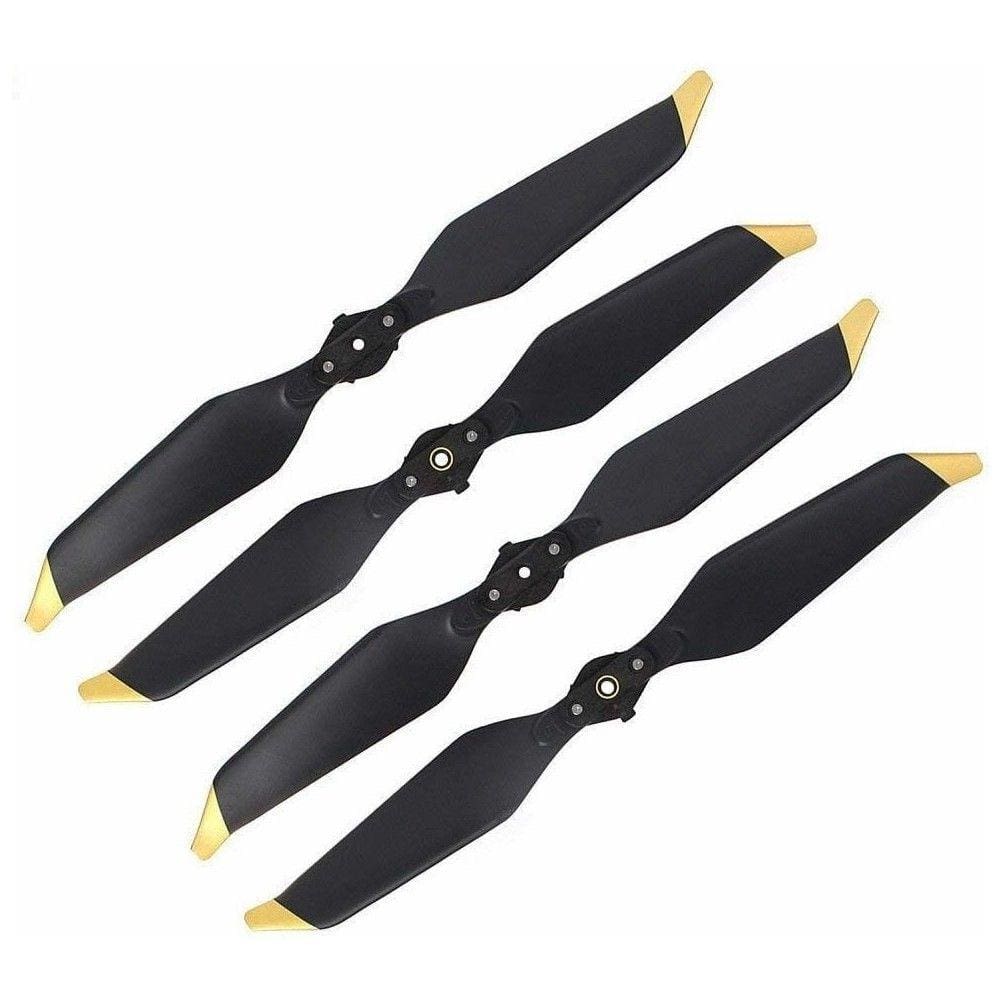 2 Pares de Hélices Dobráveis Sunnylife Dourado para Drone DJI Mavic Pro Platinum