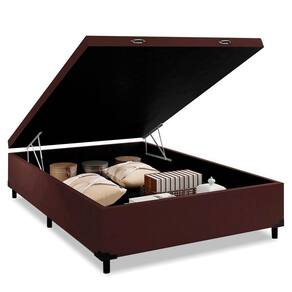 Cama Box Baú Casal AColchões Preto 41x138x188