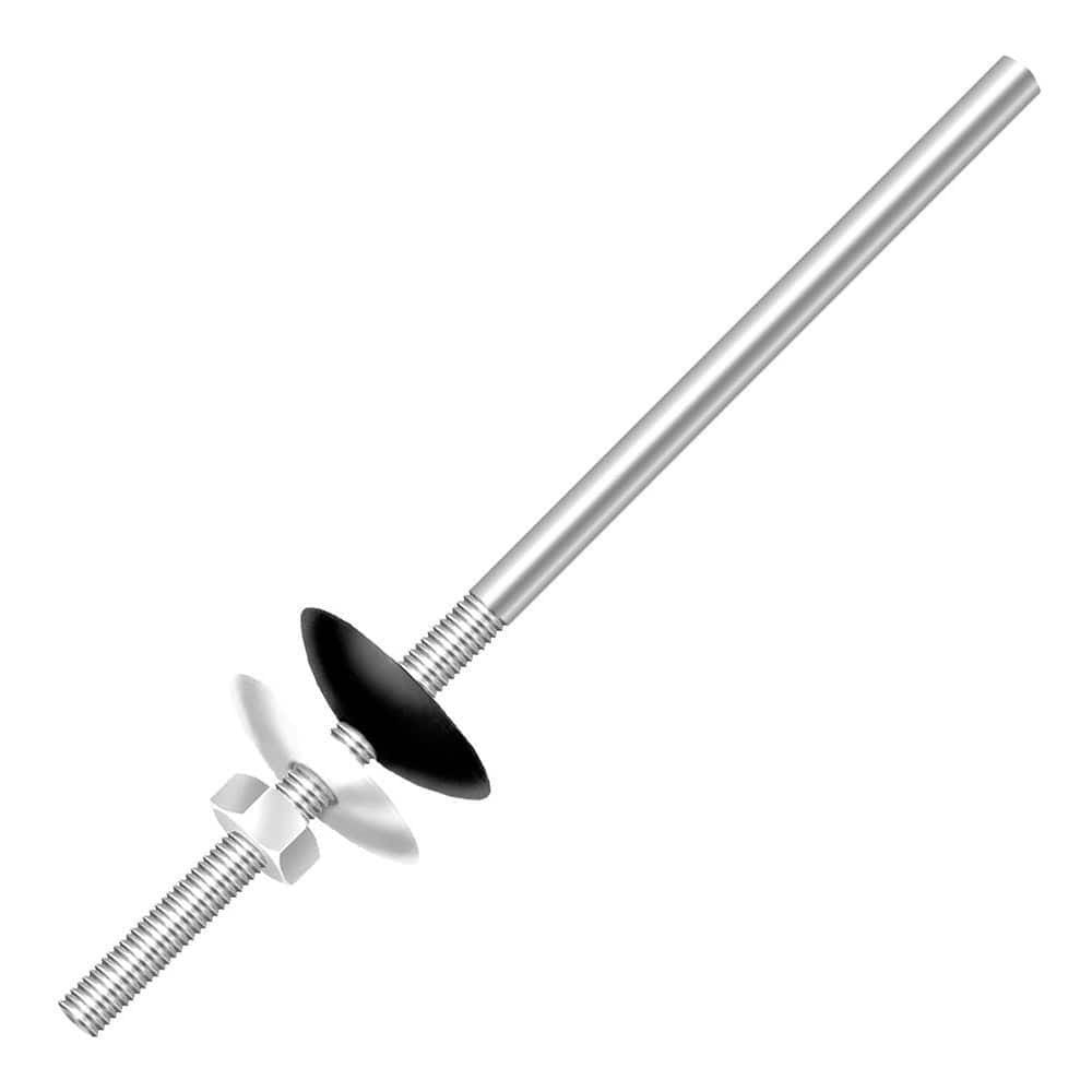 Haste Roscada Ciser para Telha 1/4X400mm - Embalagem com 100 Unidades