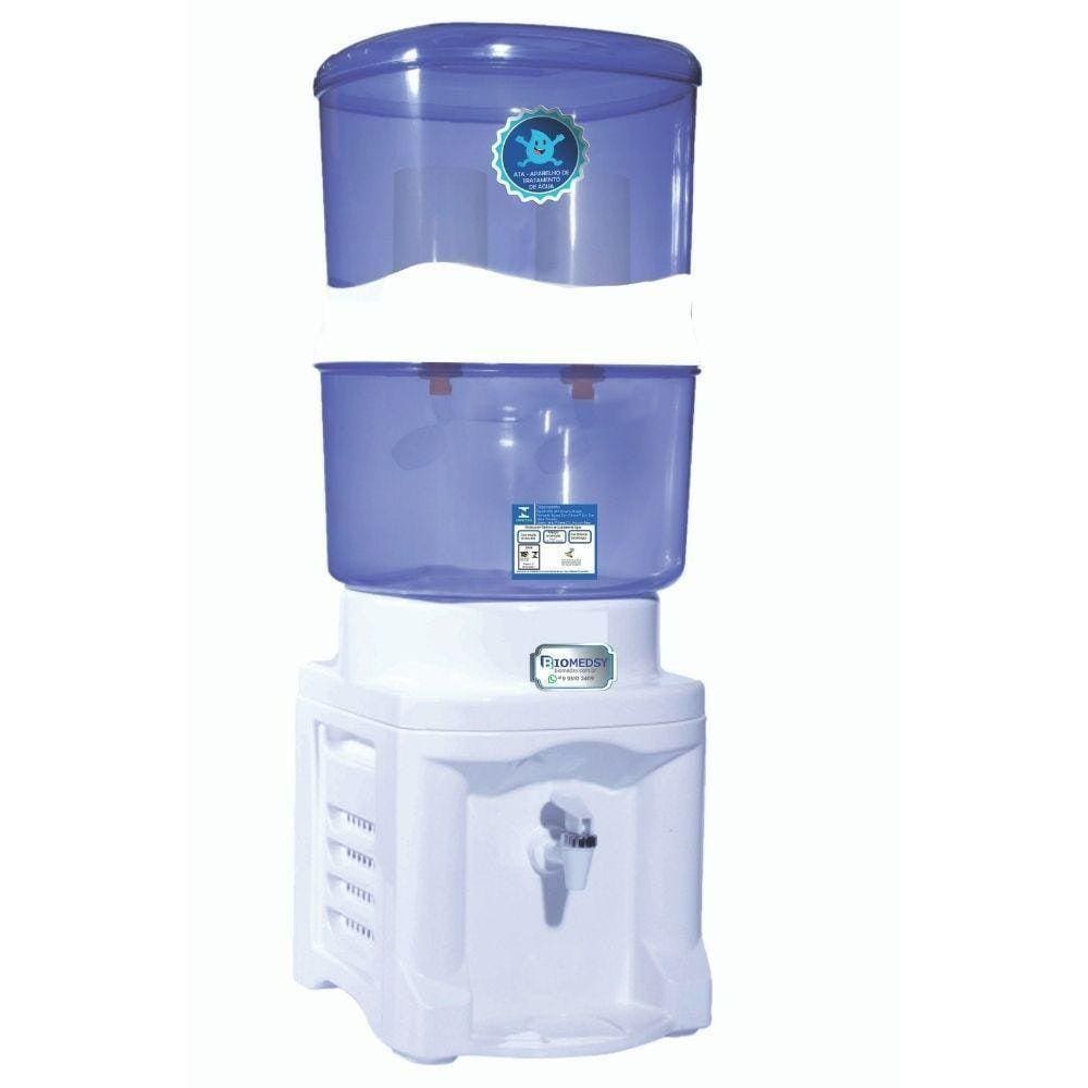 Filtro Ionizador Água Alcalina Com Base - 2 Velas