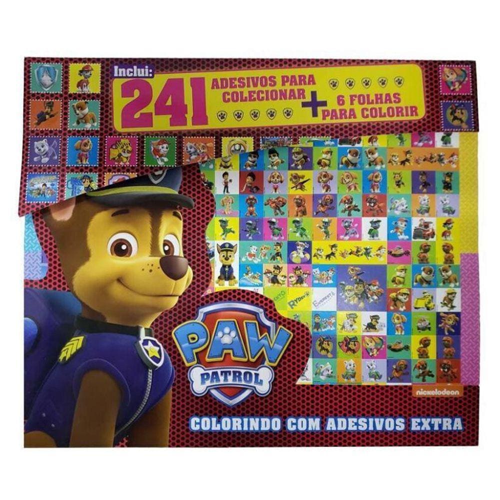 Paw Patrol - Colorindo Com Adesivos Extra
