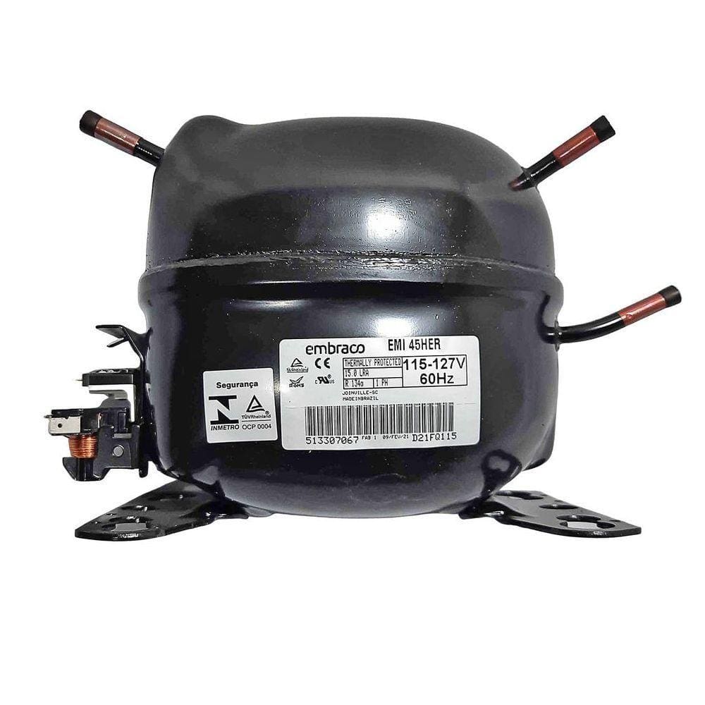 Compressor Embraco 1/8 127v R134 Emi45her