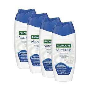 Kit com 4 Sabonete Líquido Palmolive Nutri-Milk Hidratante 250ml cada