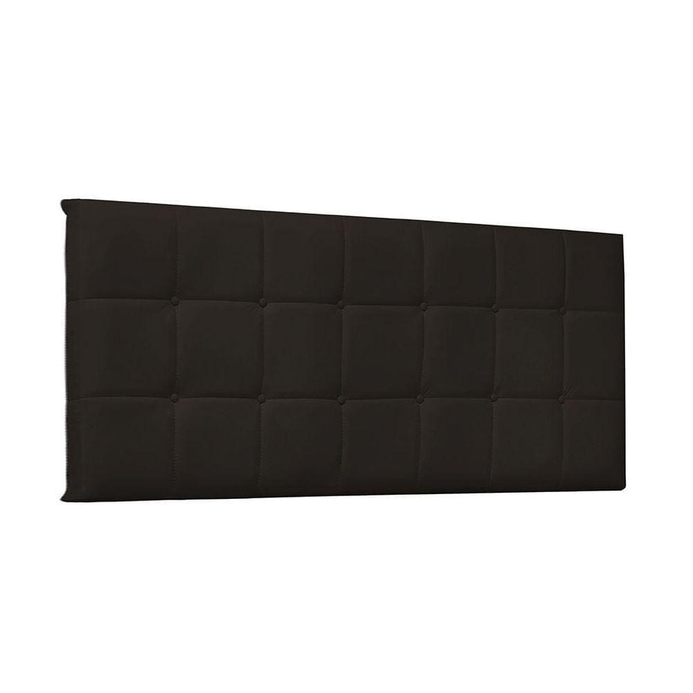 Cabeceira Painel Verona Casal 140cm Corino Marrom