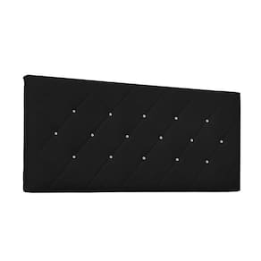 Cabeceira Painel Tânia Queen 160cm Corino Preto