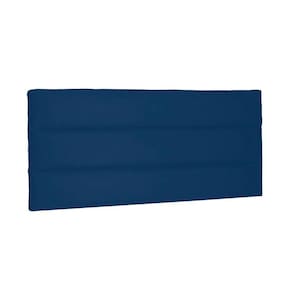 Cabeceira Painel La Italiana Casal 140cm Suede Azul Marinho