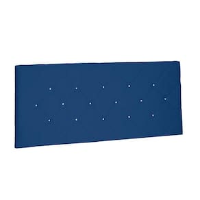 Cabeceira Painel Tânia Queen 160cm Suede Azul Marinho