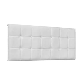 Cabeceira Painel Verona Casal 140cm Corino Branco
