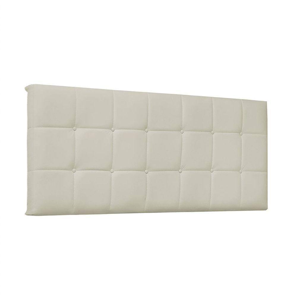 Cabeceira Painel Verona King 195cm Corino Bege