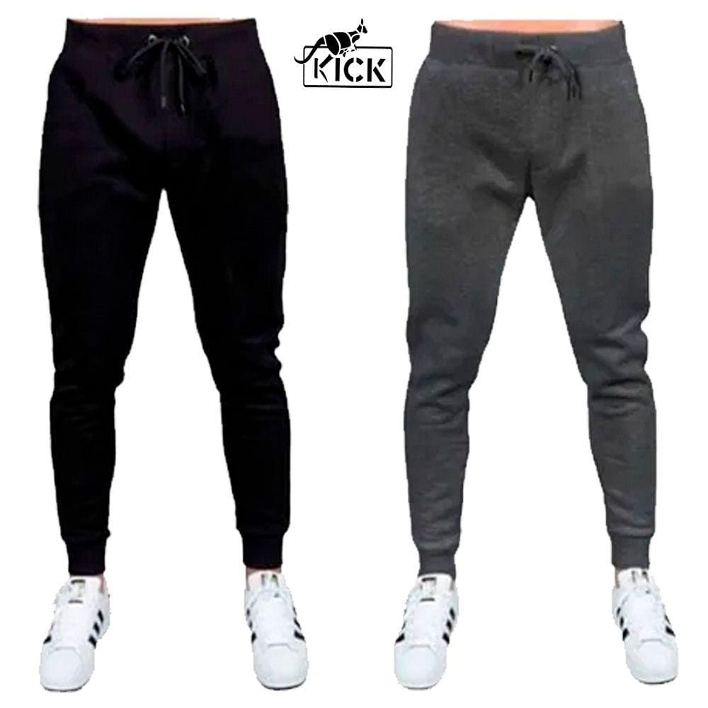 Kit 2 Calças de Moletom Masculino Lisa Bionda Brasil