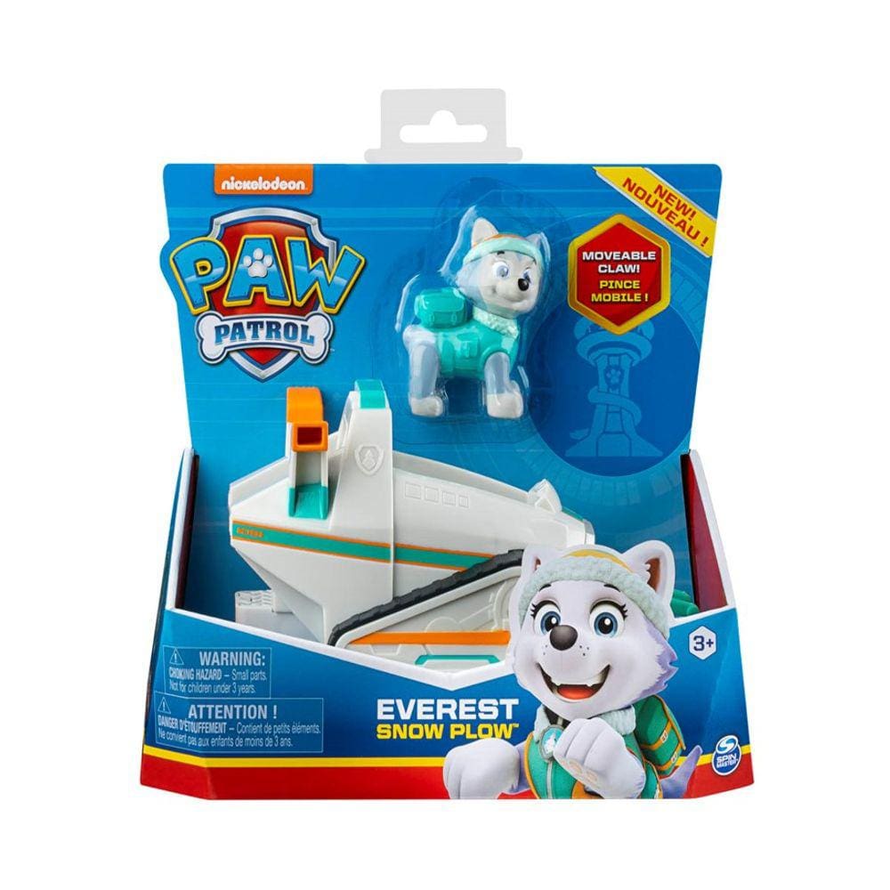 Patrulha Canina Boneco de 6cm e Veículo Everest - Sunny