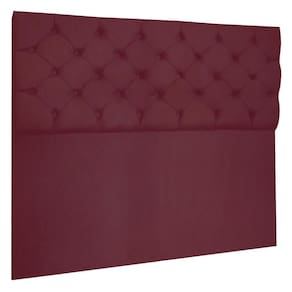 Cabeceira Capitonê Casal 1,40m Jade Suede Marsala