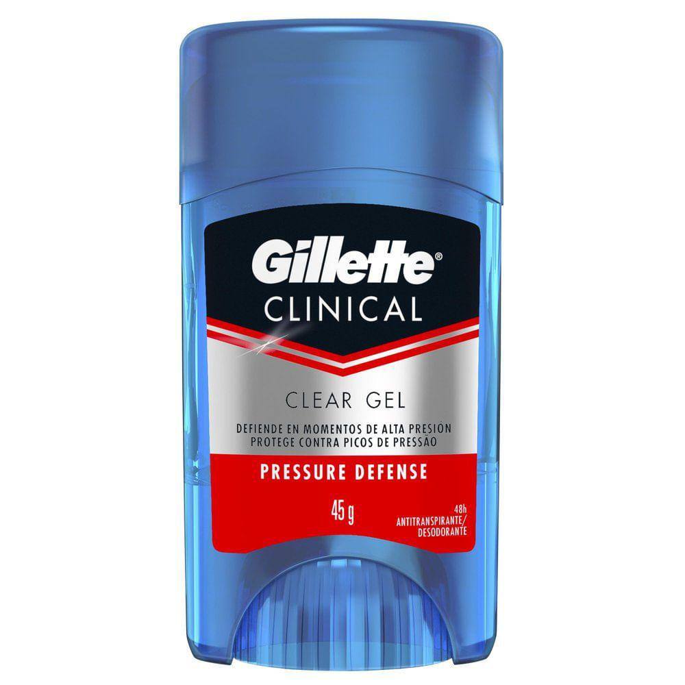 Desodorante Gel Antitranspirante Gillette Antibacterial 82g