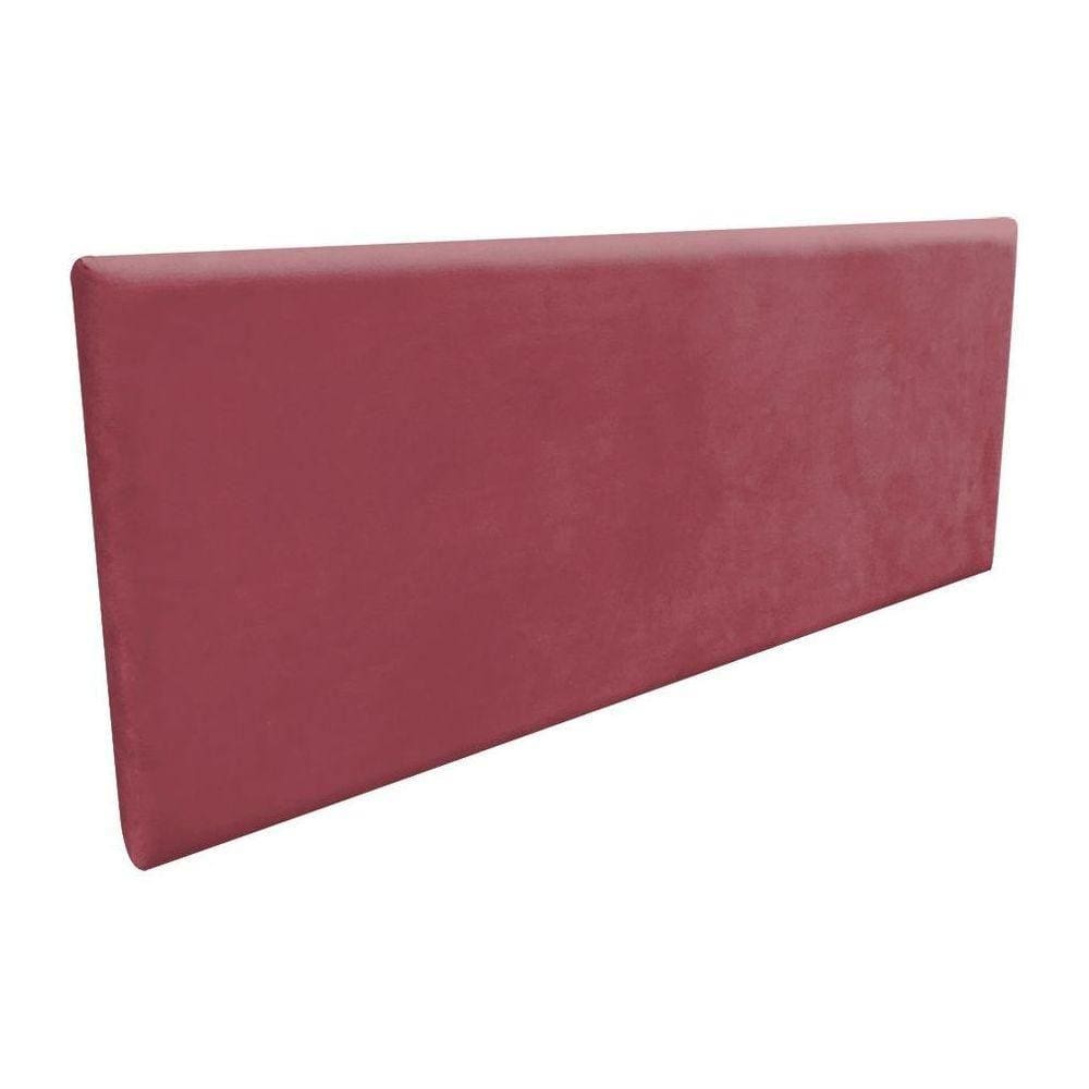 Cabeceira Clean Casal 140cm Suede Rose